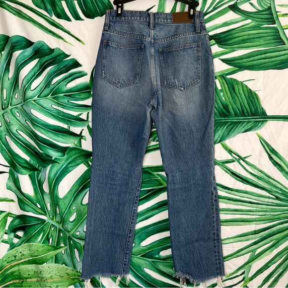 Madewell 25/26 Slim Demi-Boot Raw Hem Casual Everyday Jeans - Picture 2 of 10